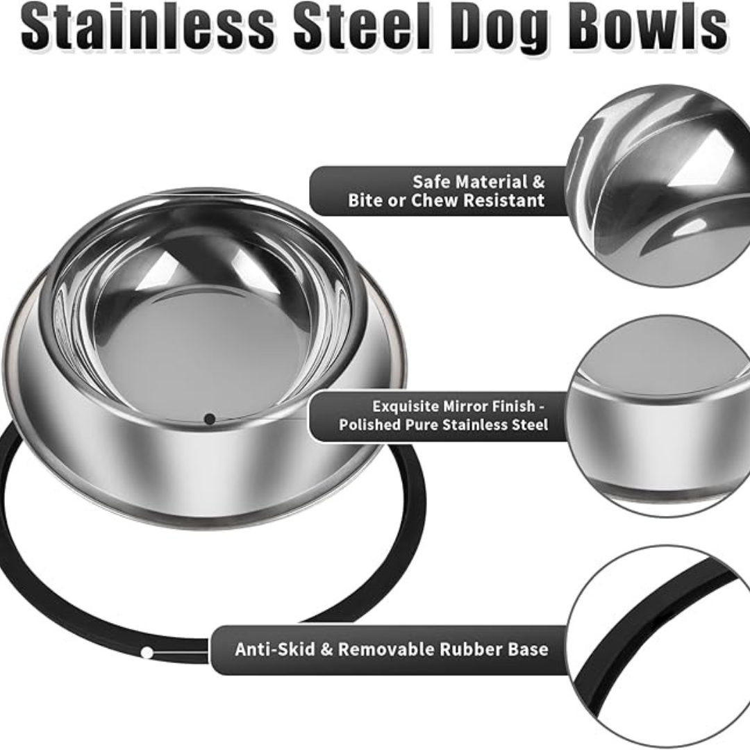 Vama Stainless Steel Pet Bowl
