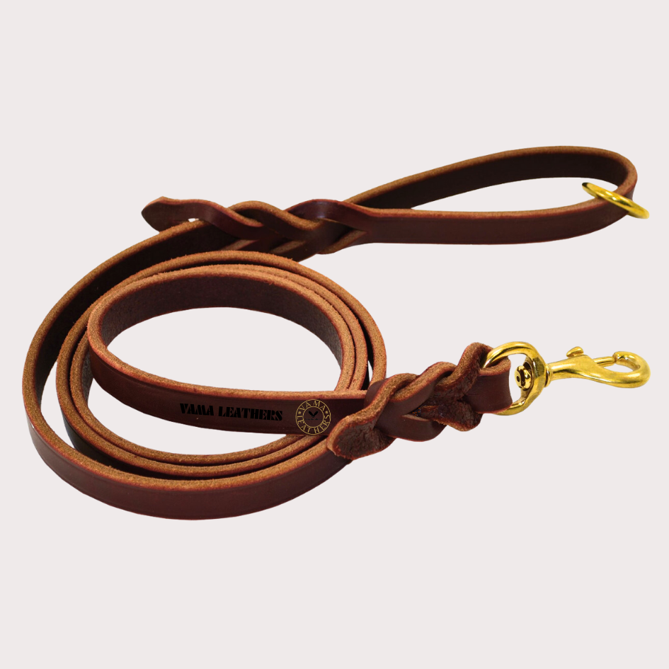 Vama KNOTTED LEATHER LEASH