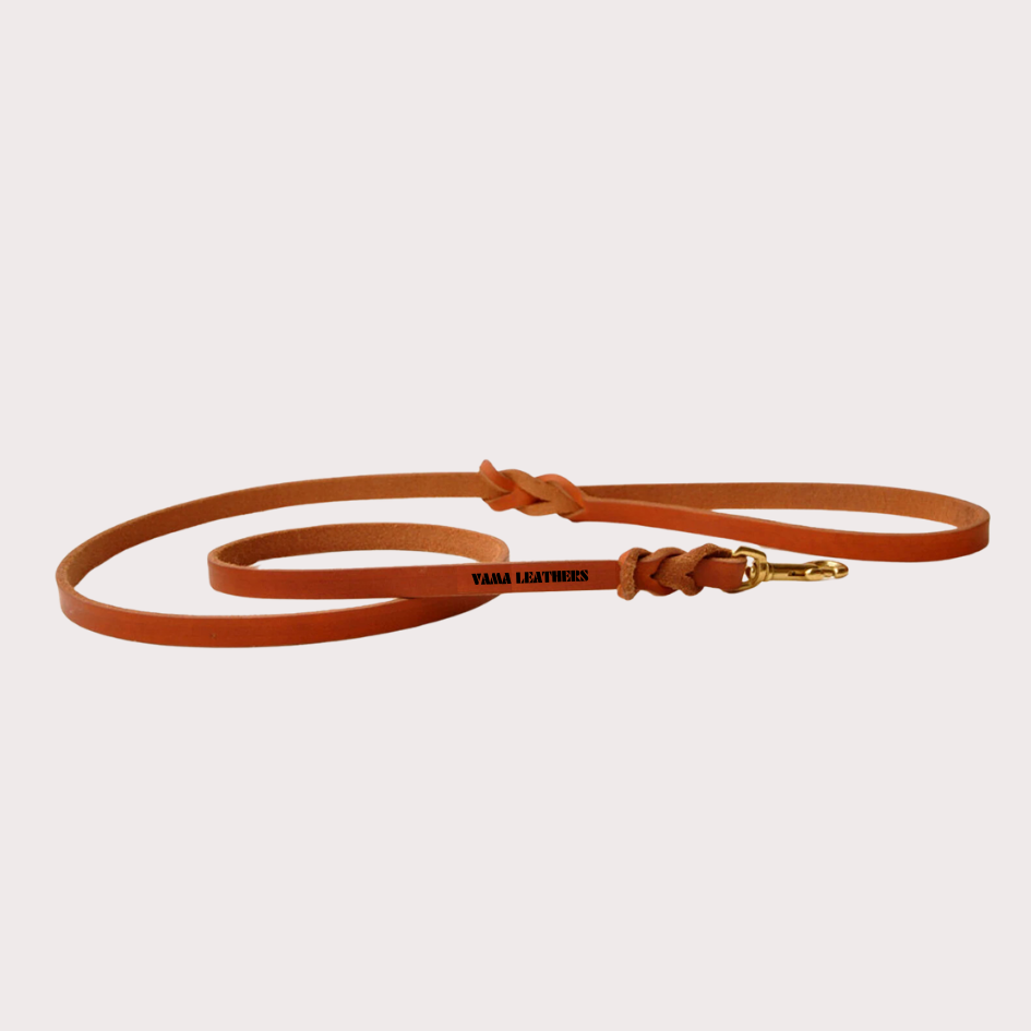 Vama KNOTTED LEATHER LEASH