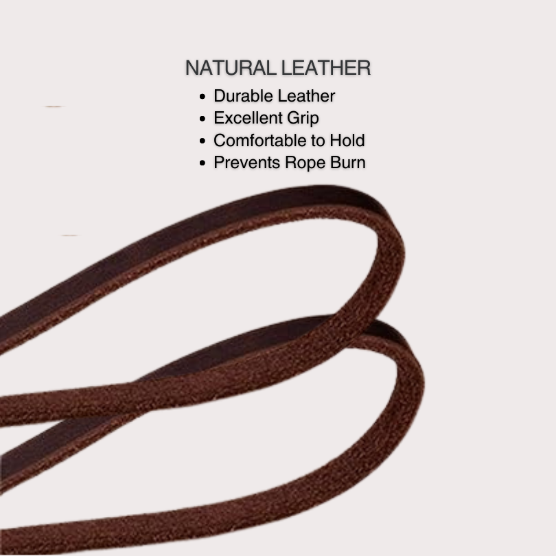Vama Luxury Leather Show Leash