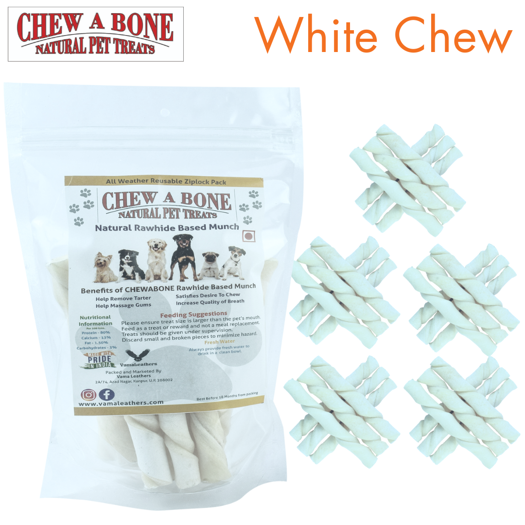 Chew A Bone White Munch Stick