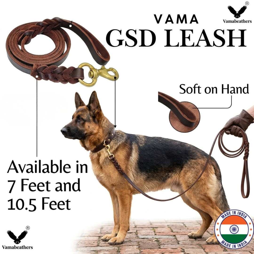 Vama GSD LEASH LEATHER
